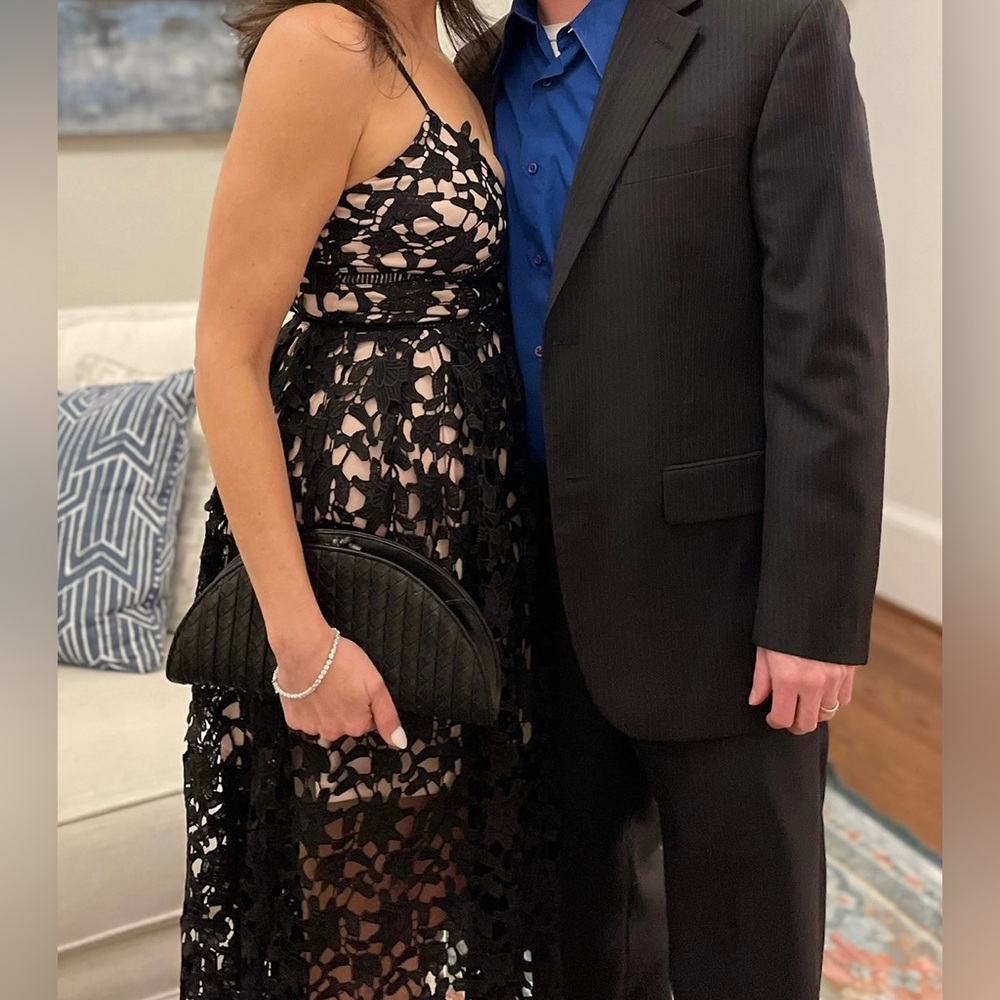 Stunning Lace Black Cocktail Dress